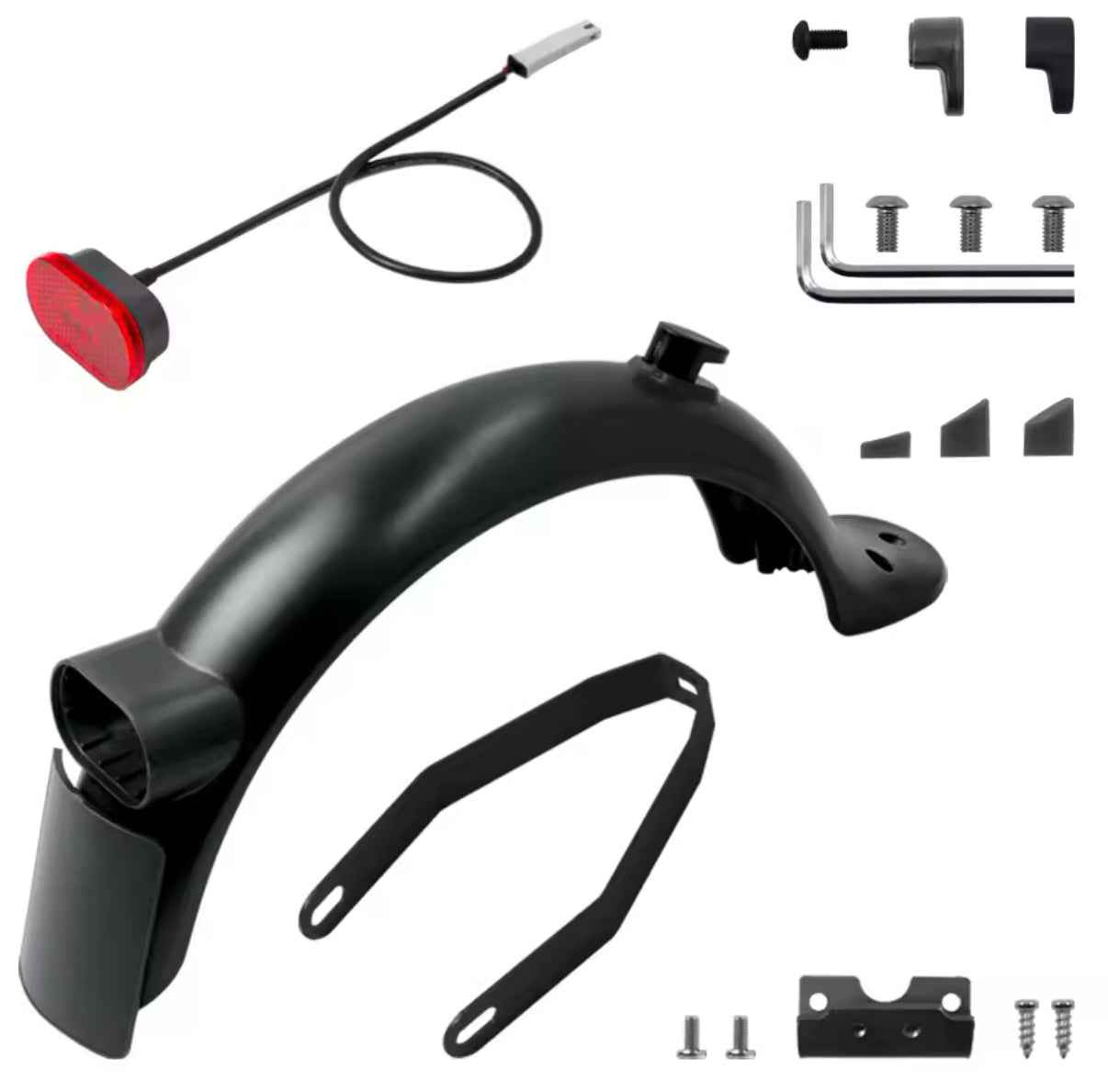 Rear Mudguard Kit For Xiaomi M365/Pro2/1S - E-Scooter Hut