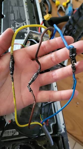 Ninebot Max G30 Melted Phase Cables